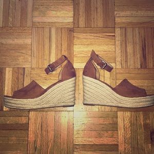 Suede Espadrilles Sandals